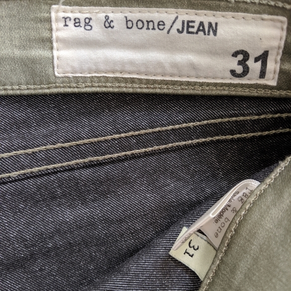 RAG N BONE- metallic legging jeans - Picture 5 of 8